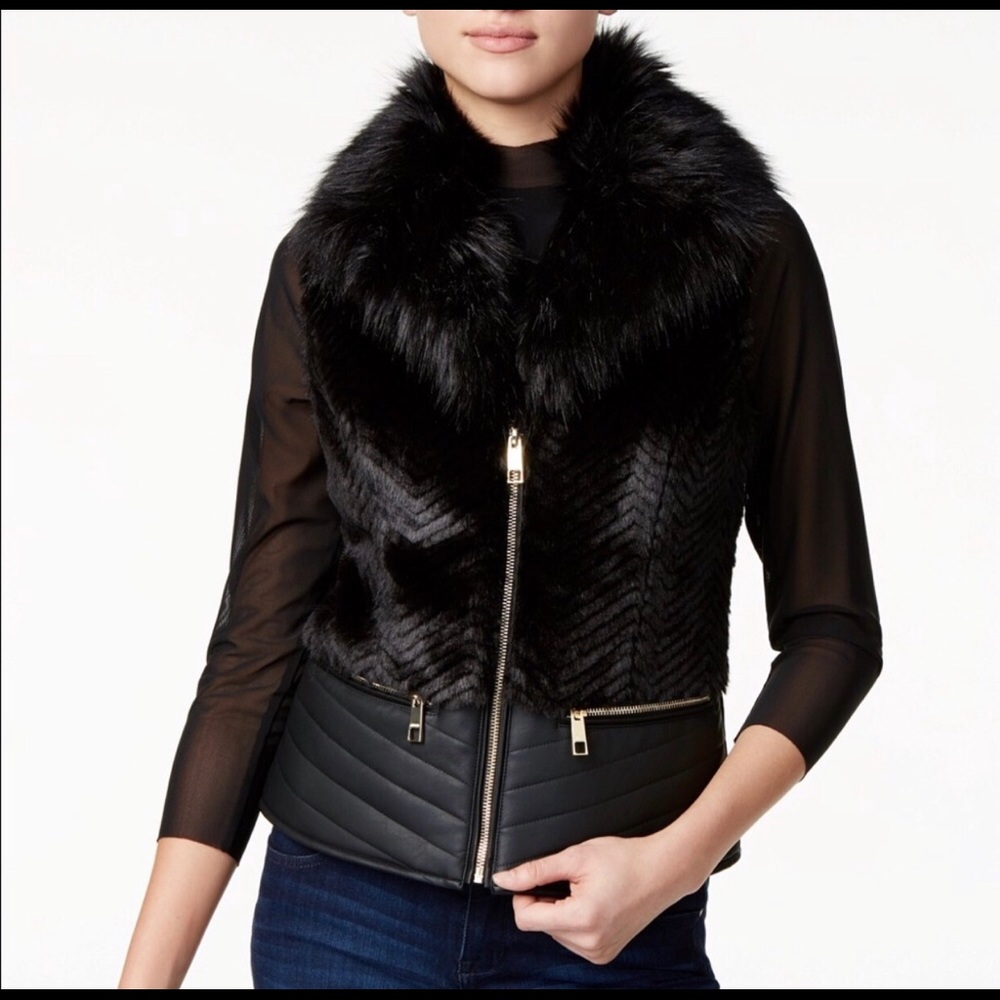 GUESS - Piper Faux Fur Vest